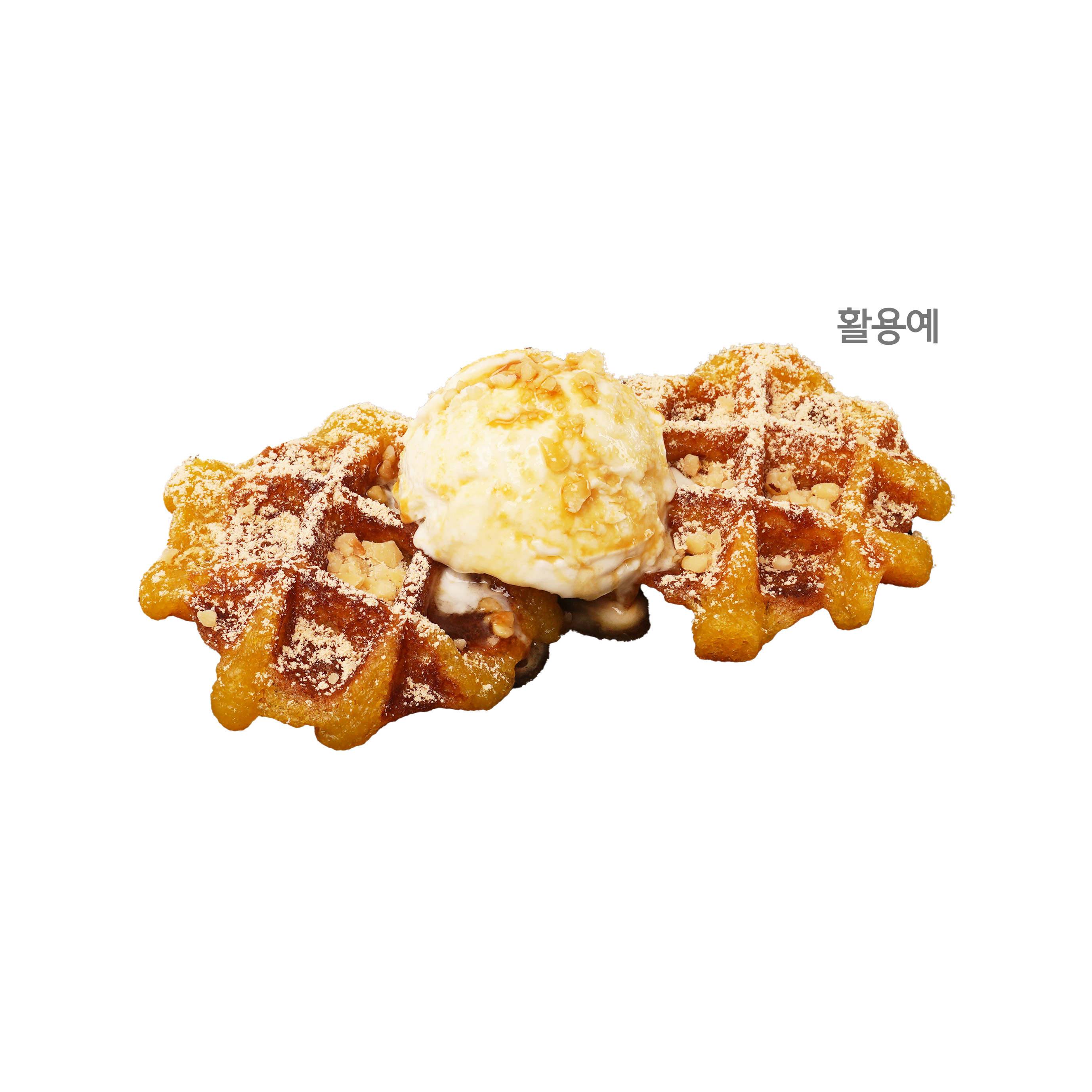 구운 고구마 와플