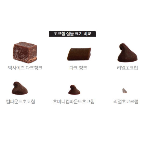 컴파운드 초코칩 1kg